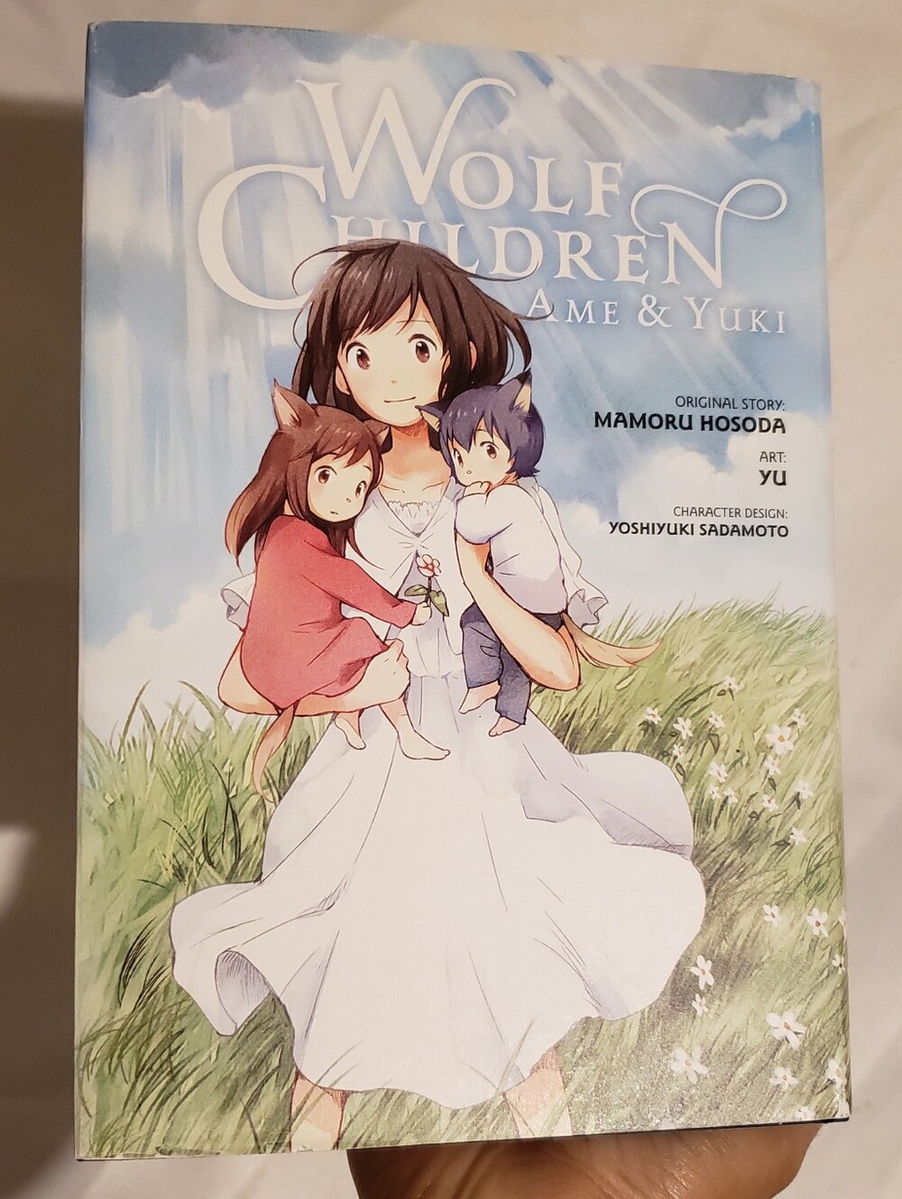 Wolf Children Ame & Yuki English Hardcover Comic Book